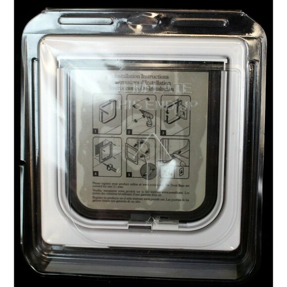 PetSafe Cat Small Dog Transparent Door Flap Magnetic Closure Slide Lock Pet - Picture 6 of 12